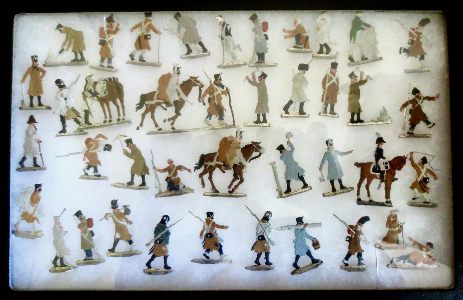 Vintage German Flats Napoleonics in Winter (1 of 1)