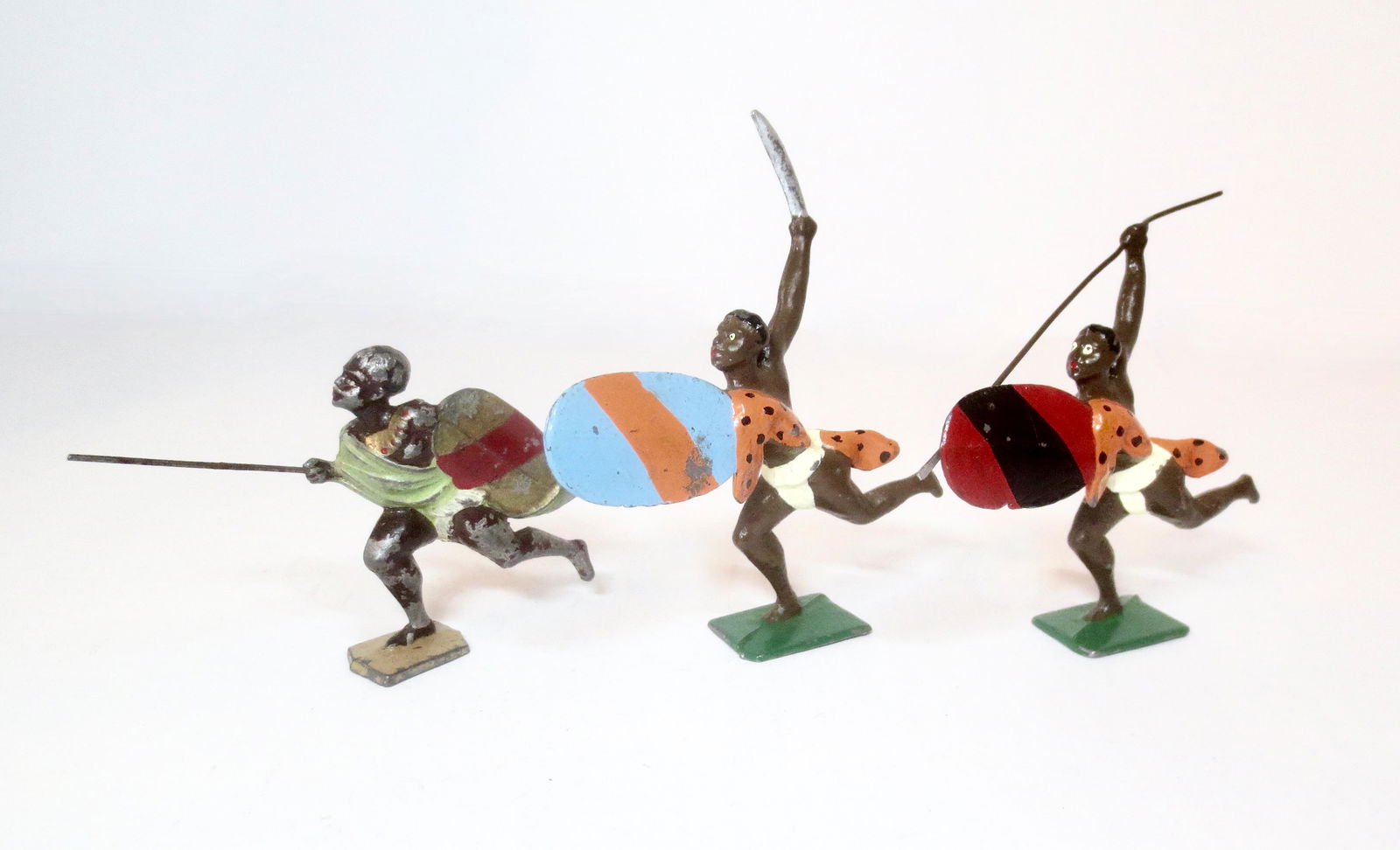 G. Munkle French Hollowcast Zulu Warriors (1 of 1)