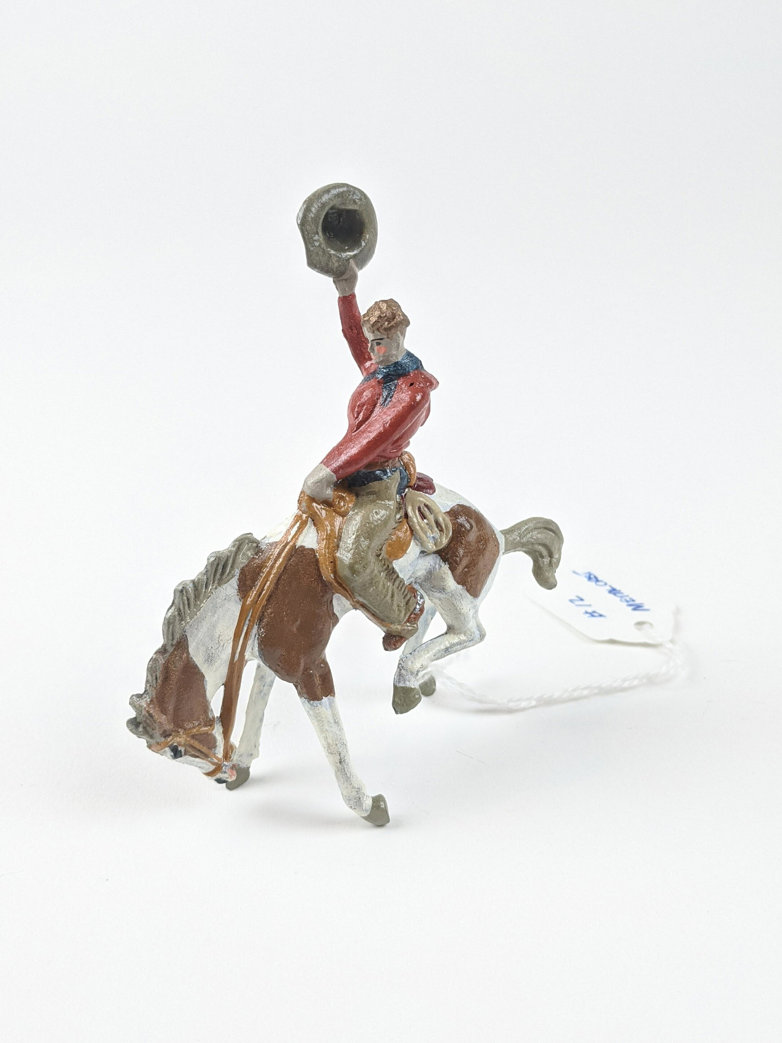 O'Brien Special Paint Cowboy On Bucking Bronco: 1 Piece Condition Excellent Unboxed