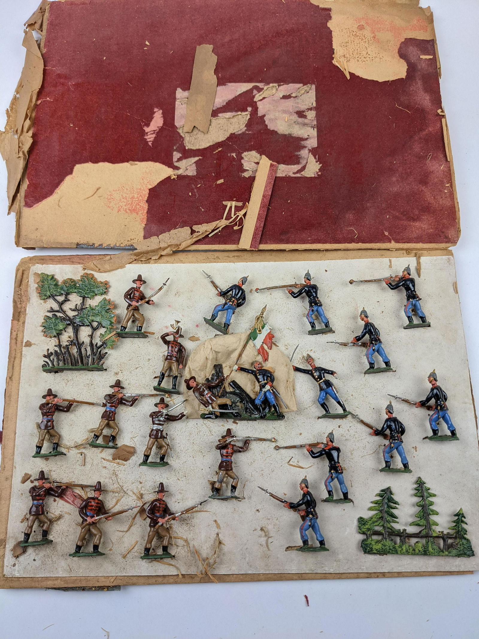 Heyde Size 2 #1040 Mexican & U.S. Battle Scene (1 of 1)