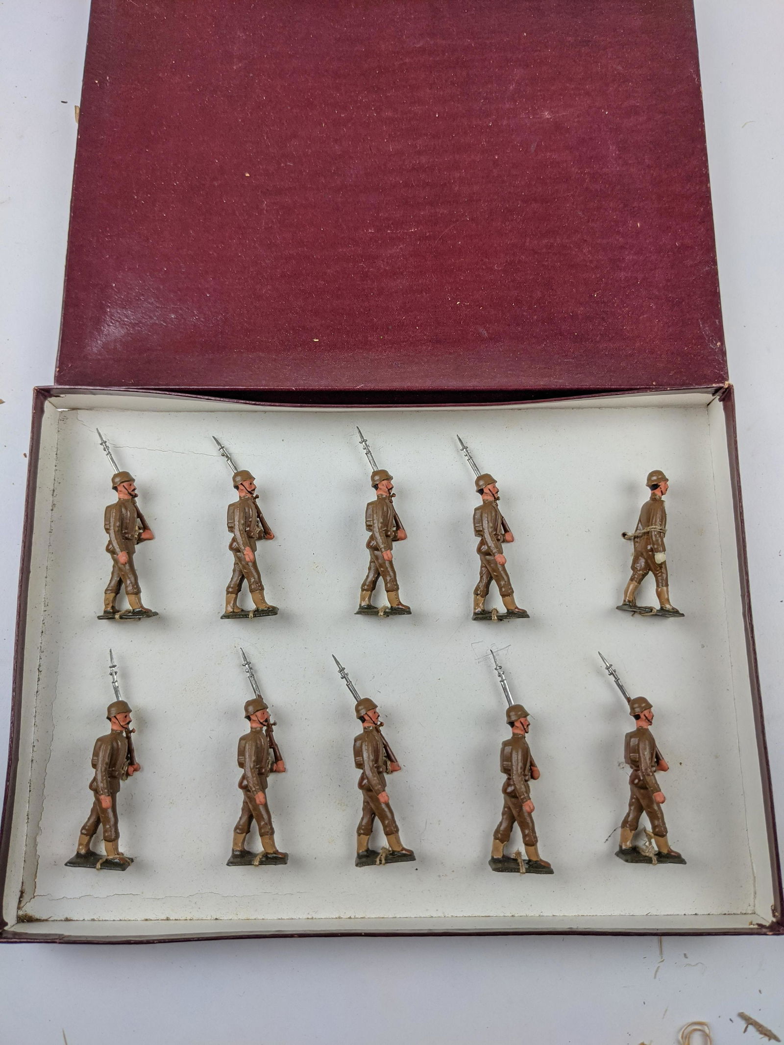 Heyde Size 1 #407 Khaki Marching: 10 Pieces Condition Like New Still Tied In Box Very Good