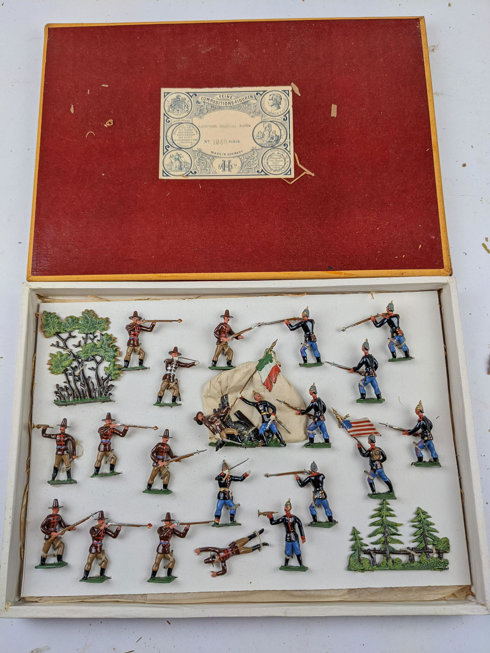 Heyde Size 2 #1040 Mexican & U.S. Battle Scene (1 of 1)