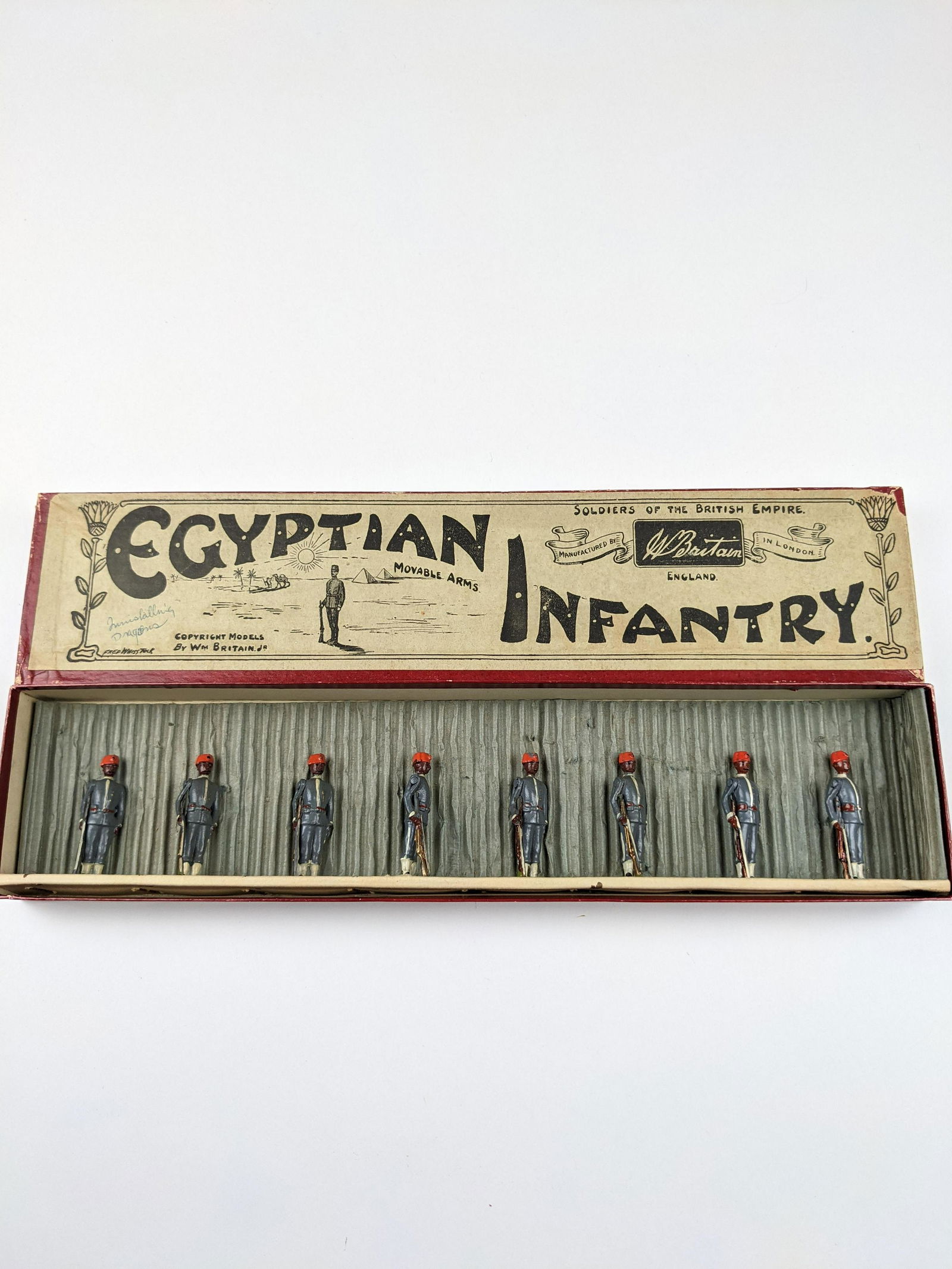 Britains Set #117 Egyptian Infantry Pre War (1 of 1)