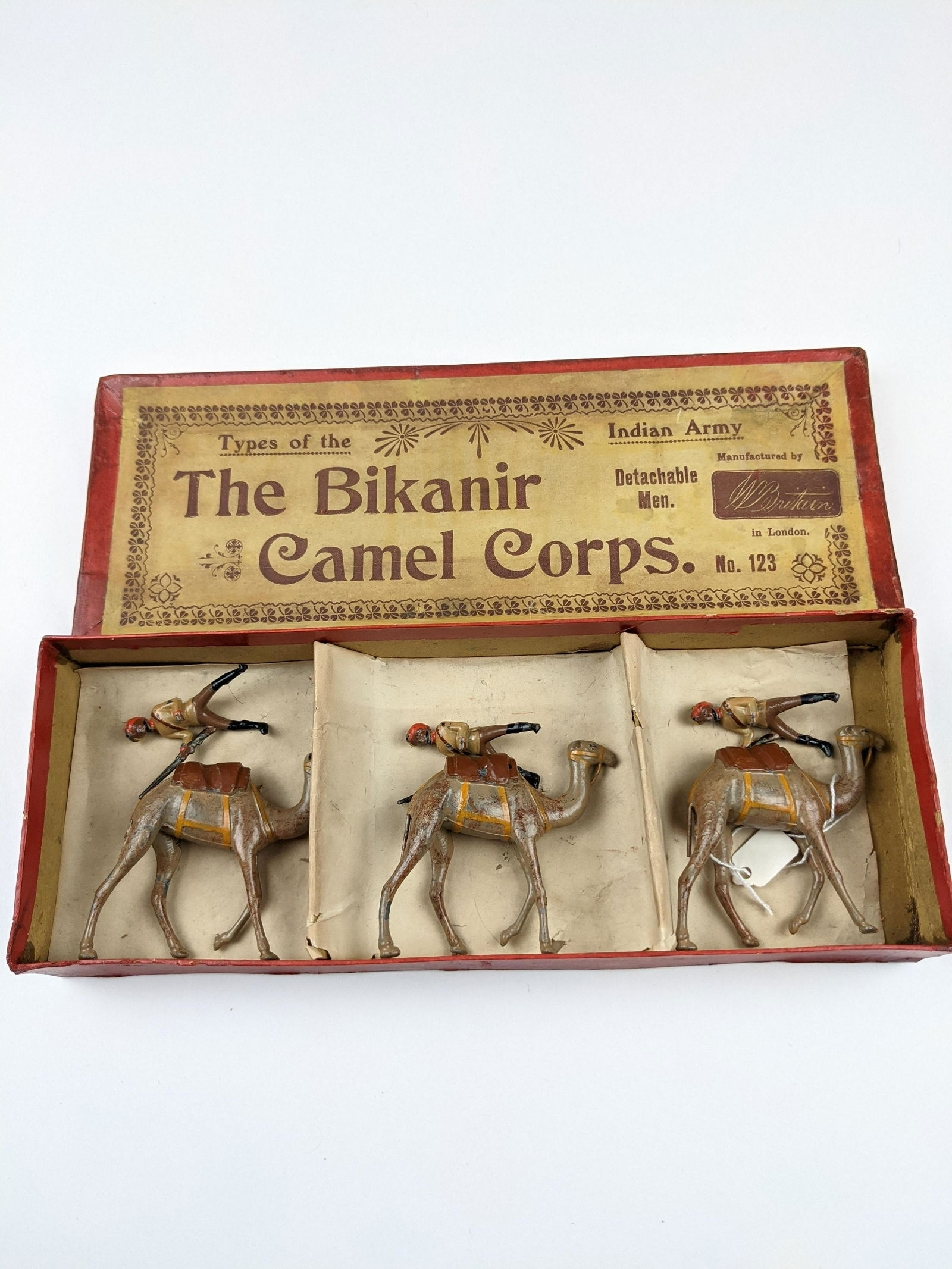 Britains Set #123 Bikanir Camel Corps Pre War (1 of 1)