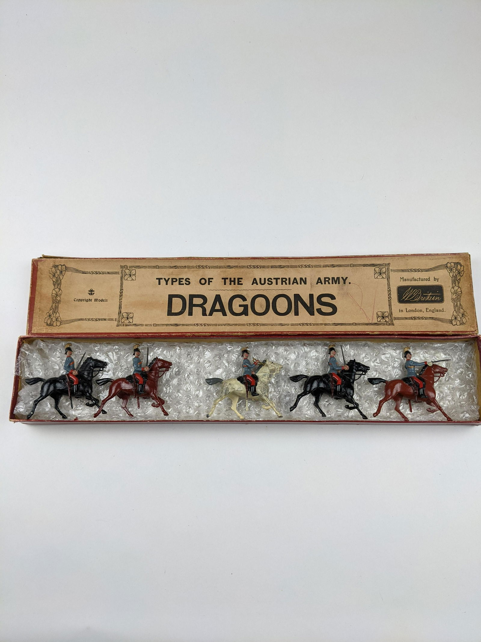 Britains Set #176 Austrian Dragoons Pre War (1 of 1)