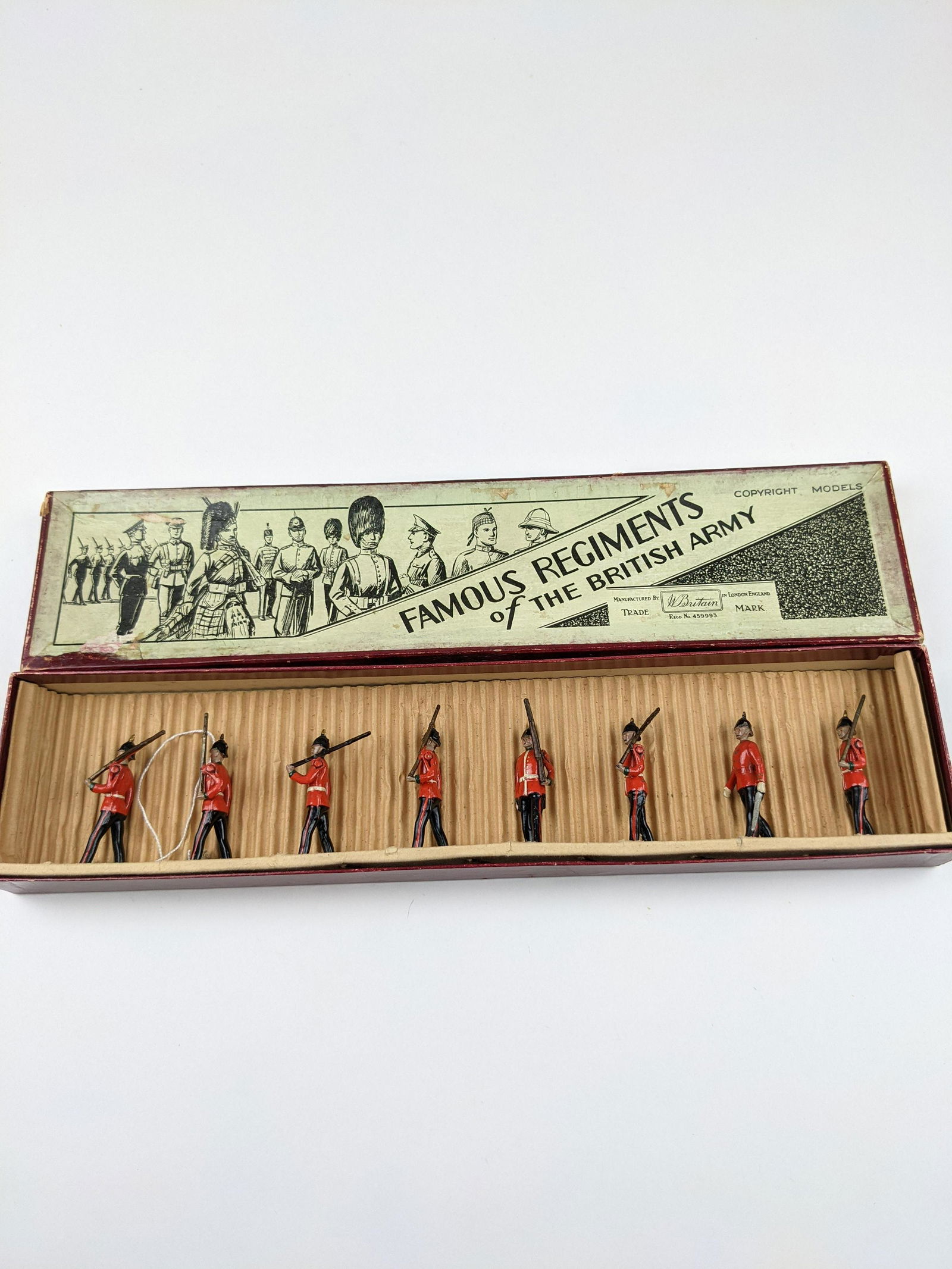 Britains Set #1593 Devonshire Regiment Pre War (1 of 1)