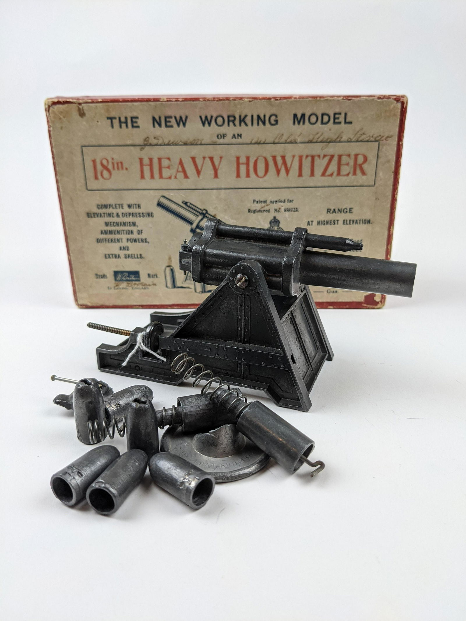 Britains Set #1265 18 Heavy Howitzer Pre War (1 of 1)
