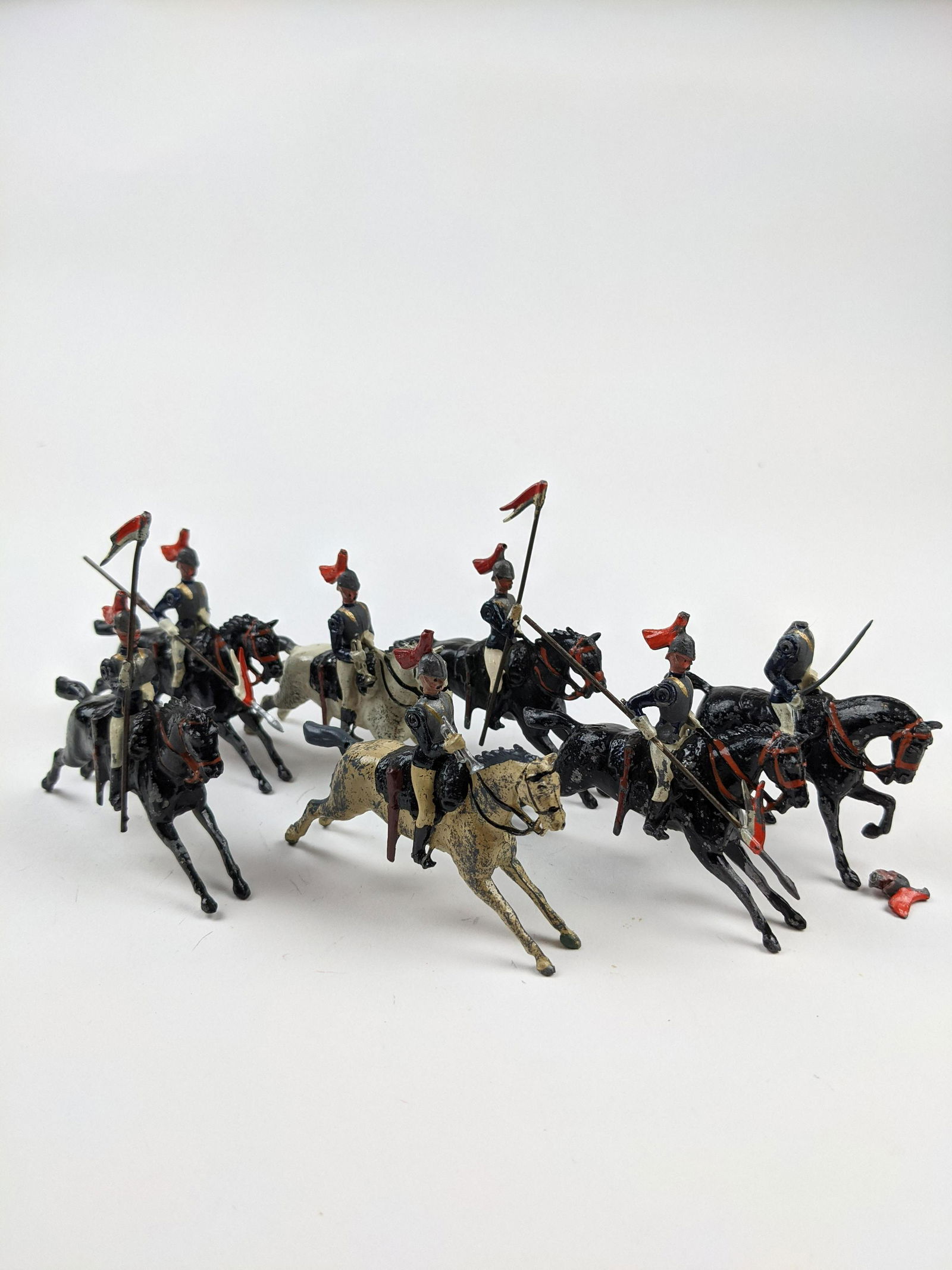 Britains From Set #93 Horse Guards With Lances (1 of 1)