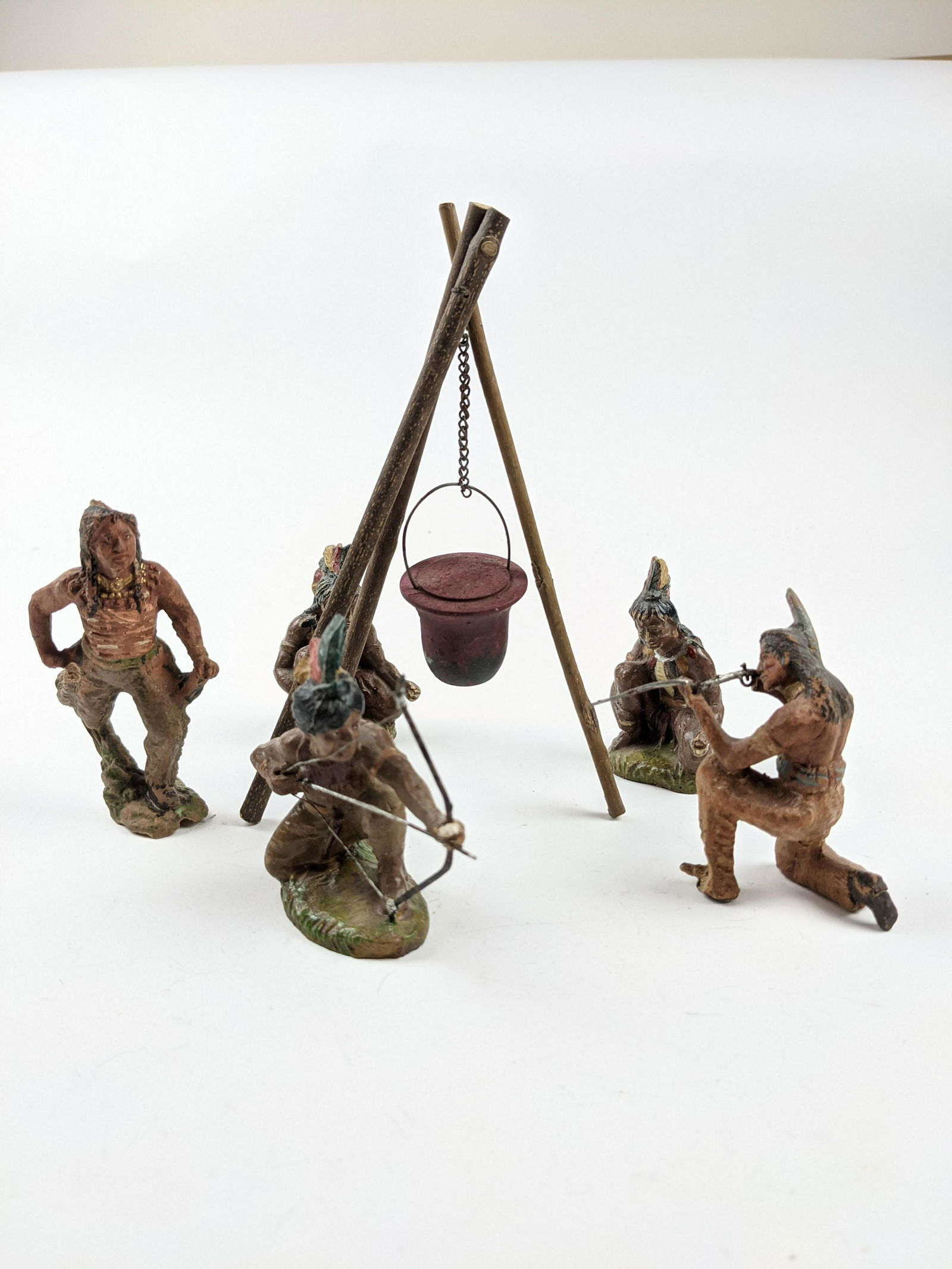 Elastolin 10cm Indian Group Early (1 of 1)