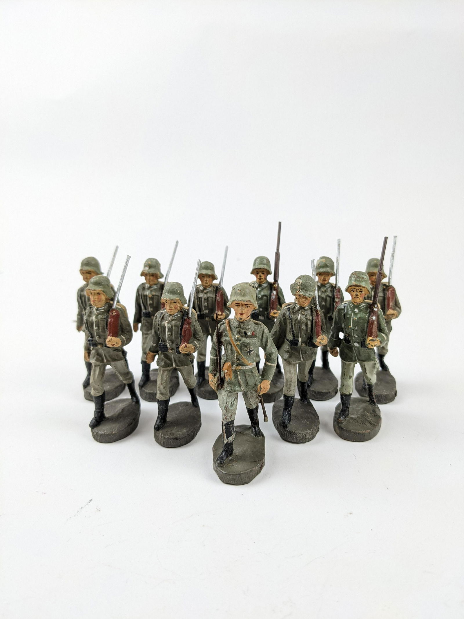 Elastolin 7cm German Army Marching Backpacks (1 of 1)
