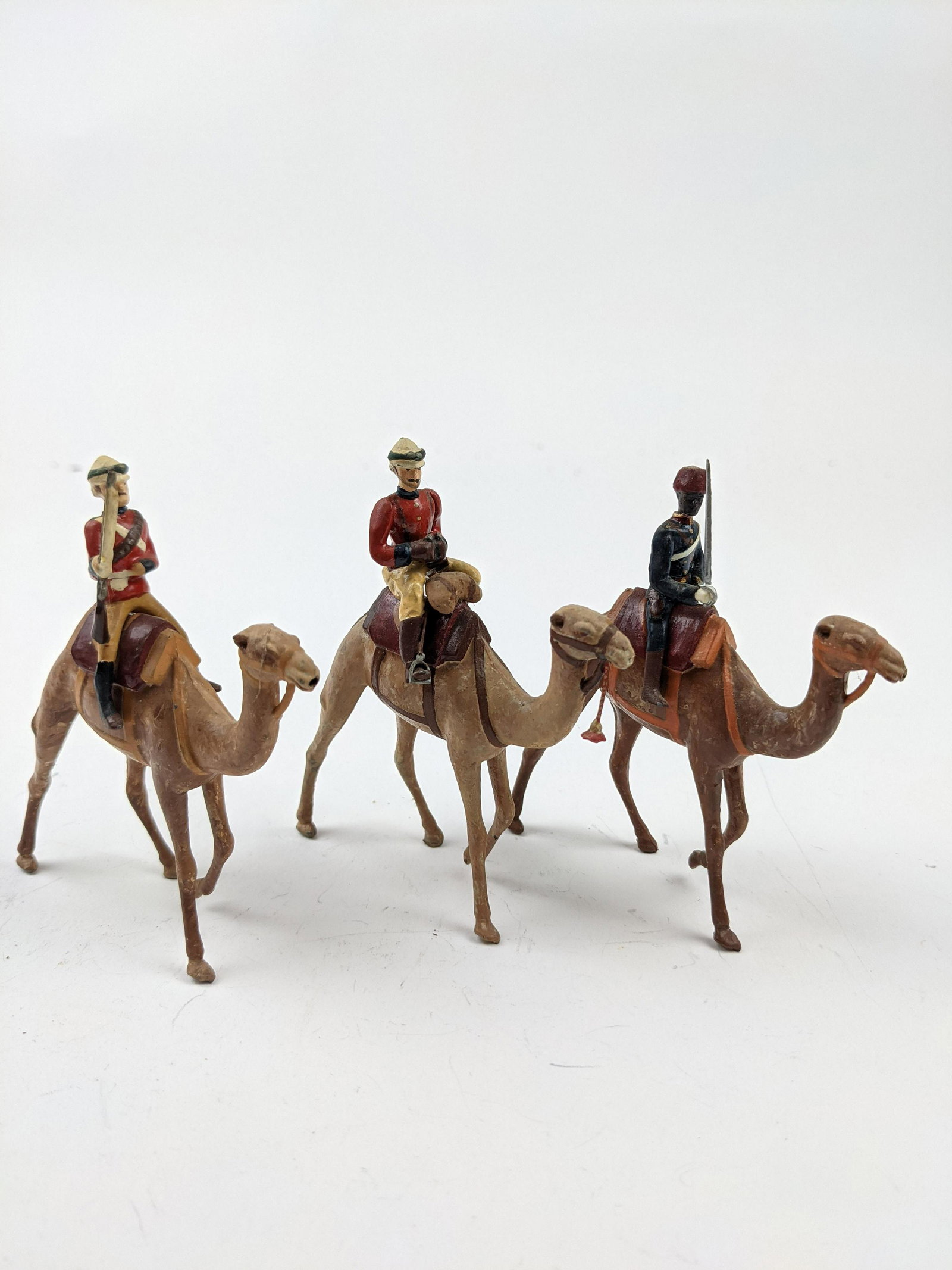 Unknown Maker Various Camel Riders: 6 Pieces Condition Very Good No Box