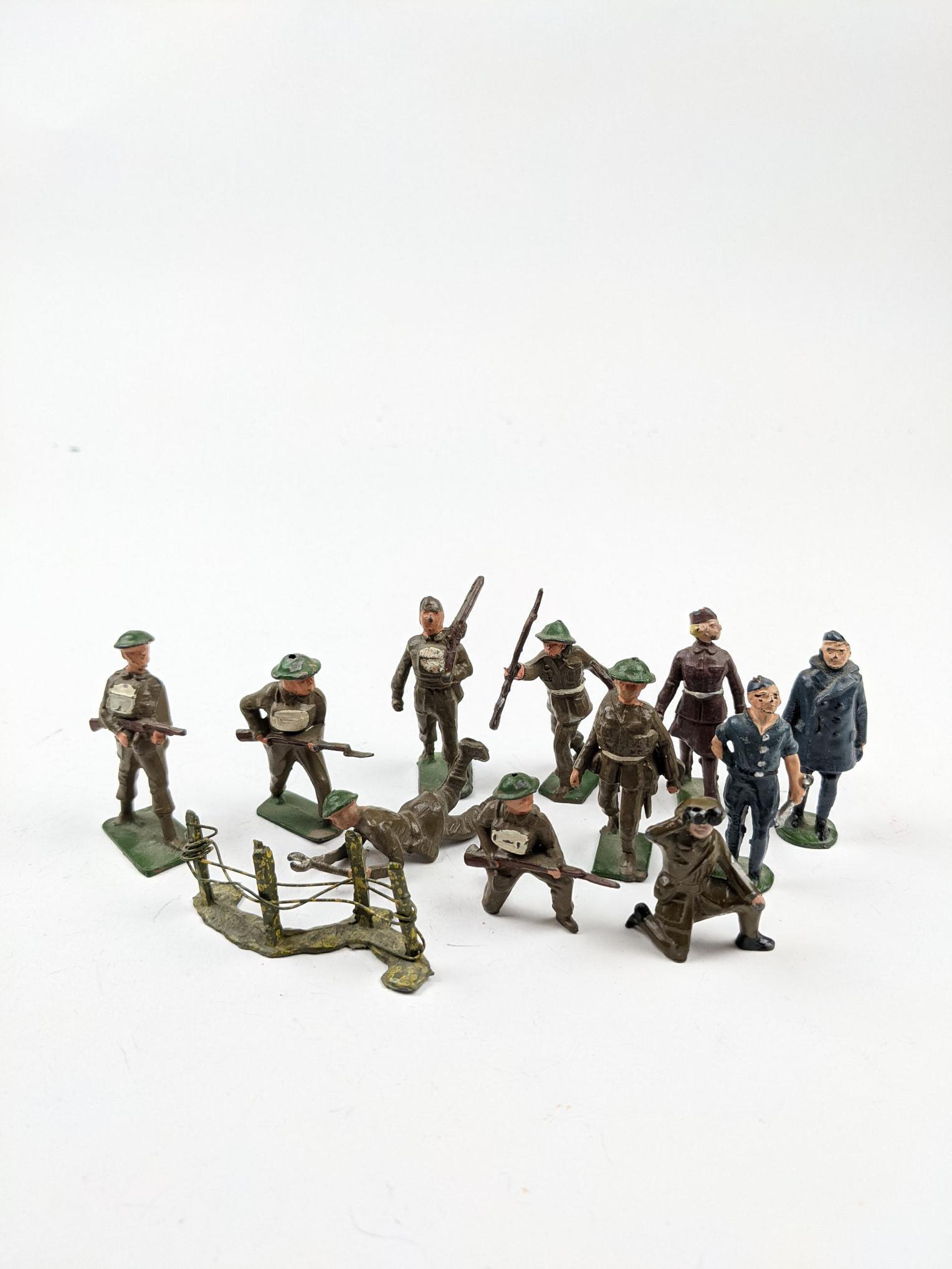 Various British Made WWII Figures (1 of 1)