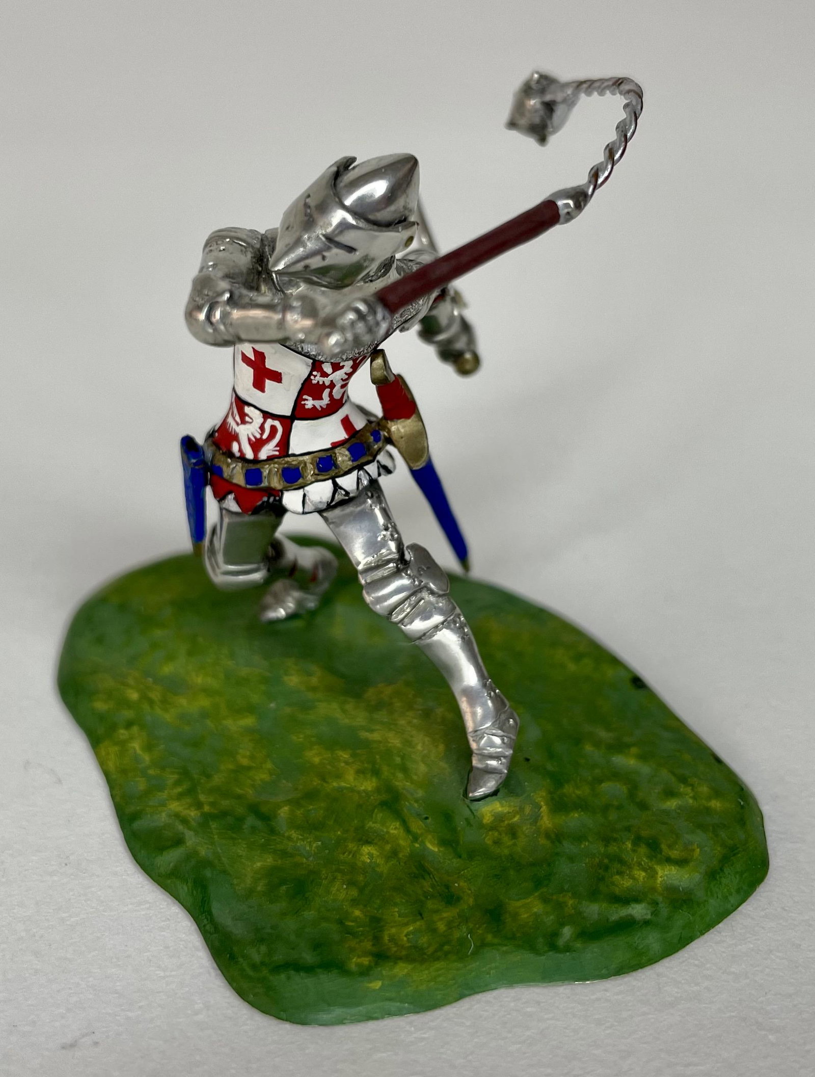 Rodden Jean Paton de Xaintralier: Signed on base "Brian Rodden April 2007" with moveable visor. 1 piece. Condition Near Mint.