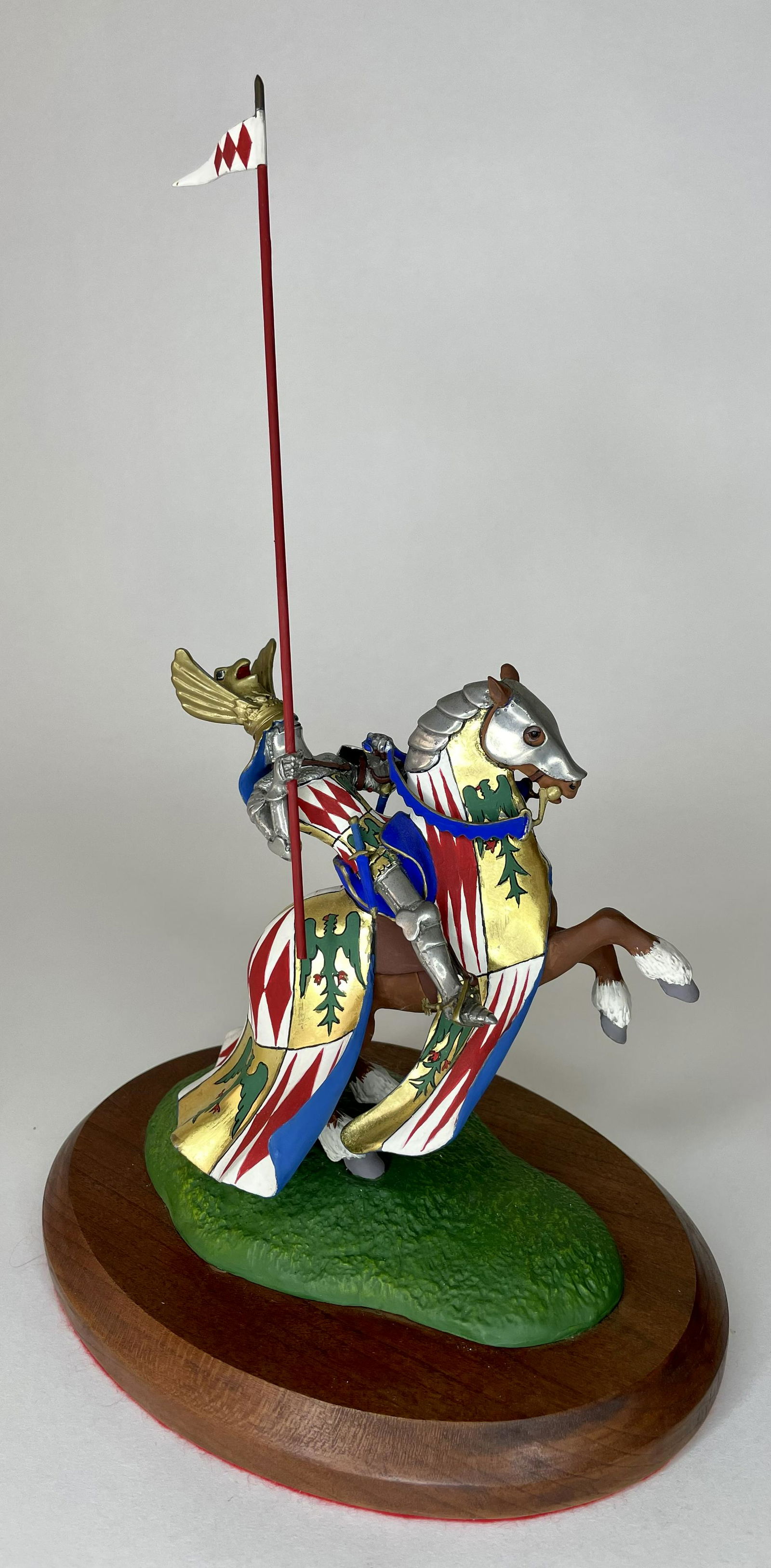 Brian Rodden 90mm Mounted Knight on Rearing Horse (1 of 4)