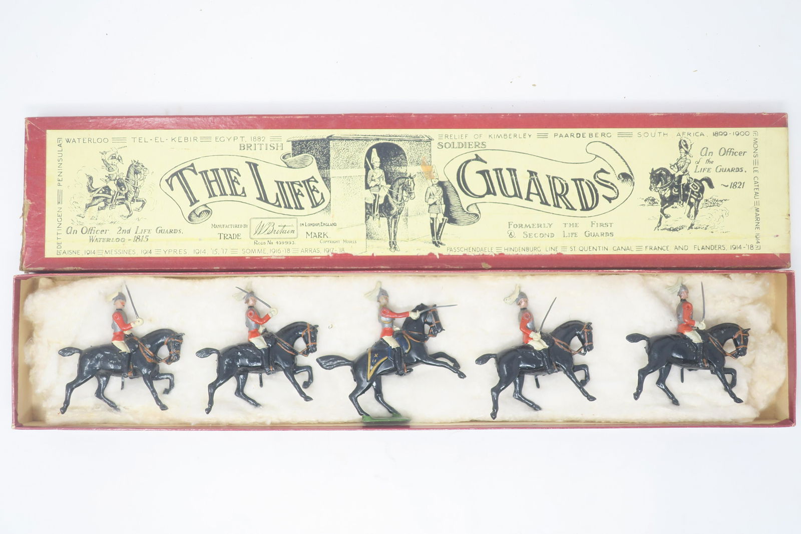 Britains Set #1 1st Life Guards with Officer (1 of 1)