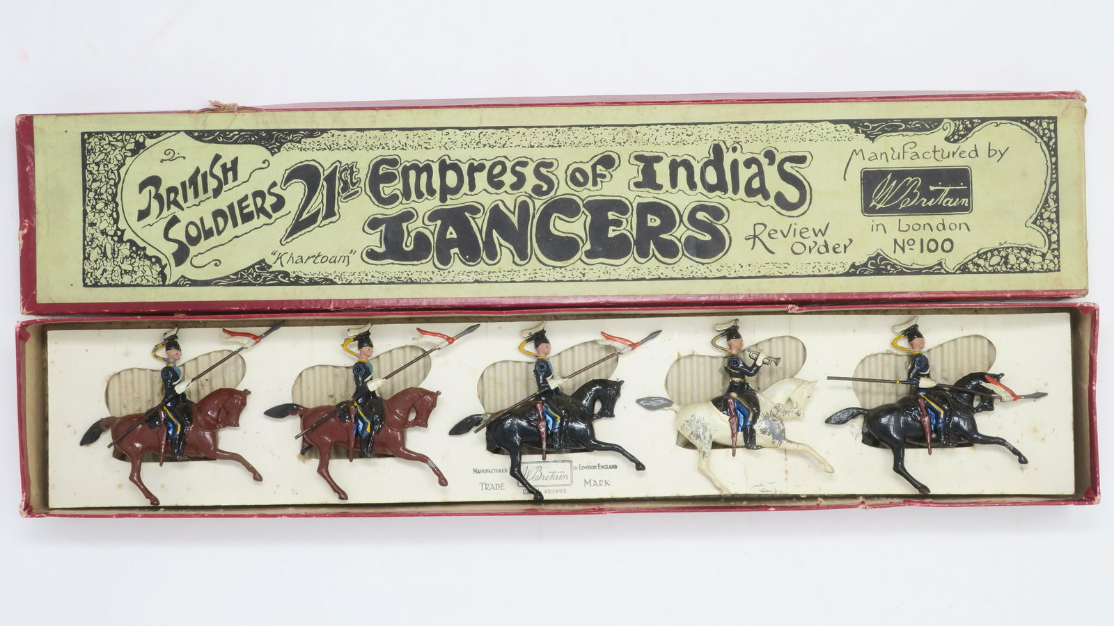 Britains Set #100 21st Lancers Review Order (1 of 1)