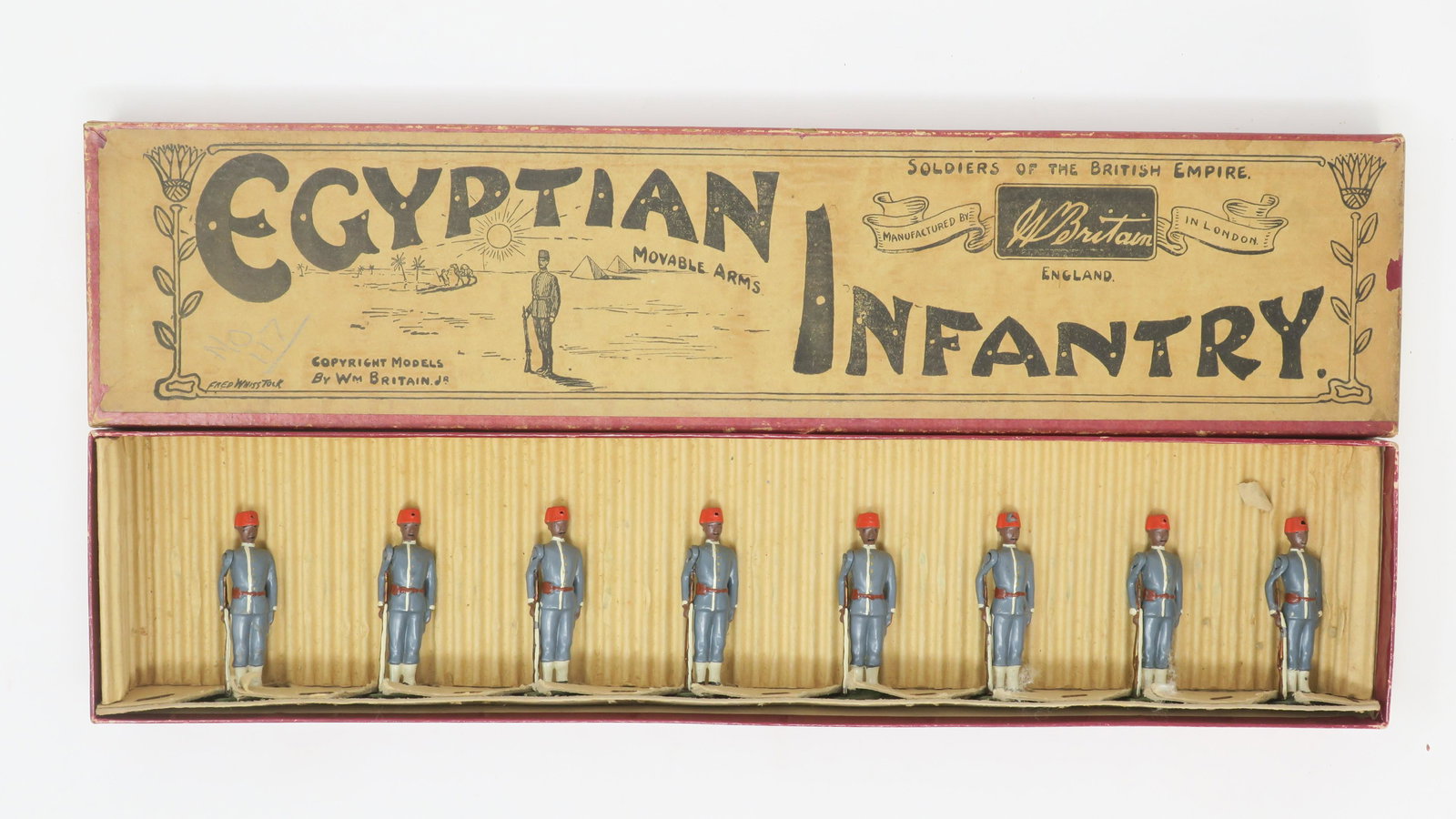 Britains Set #117 Egyptian Infantry (1 of 1)