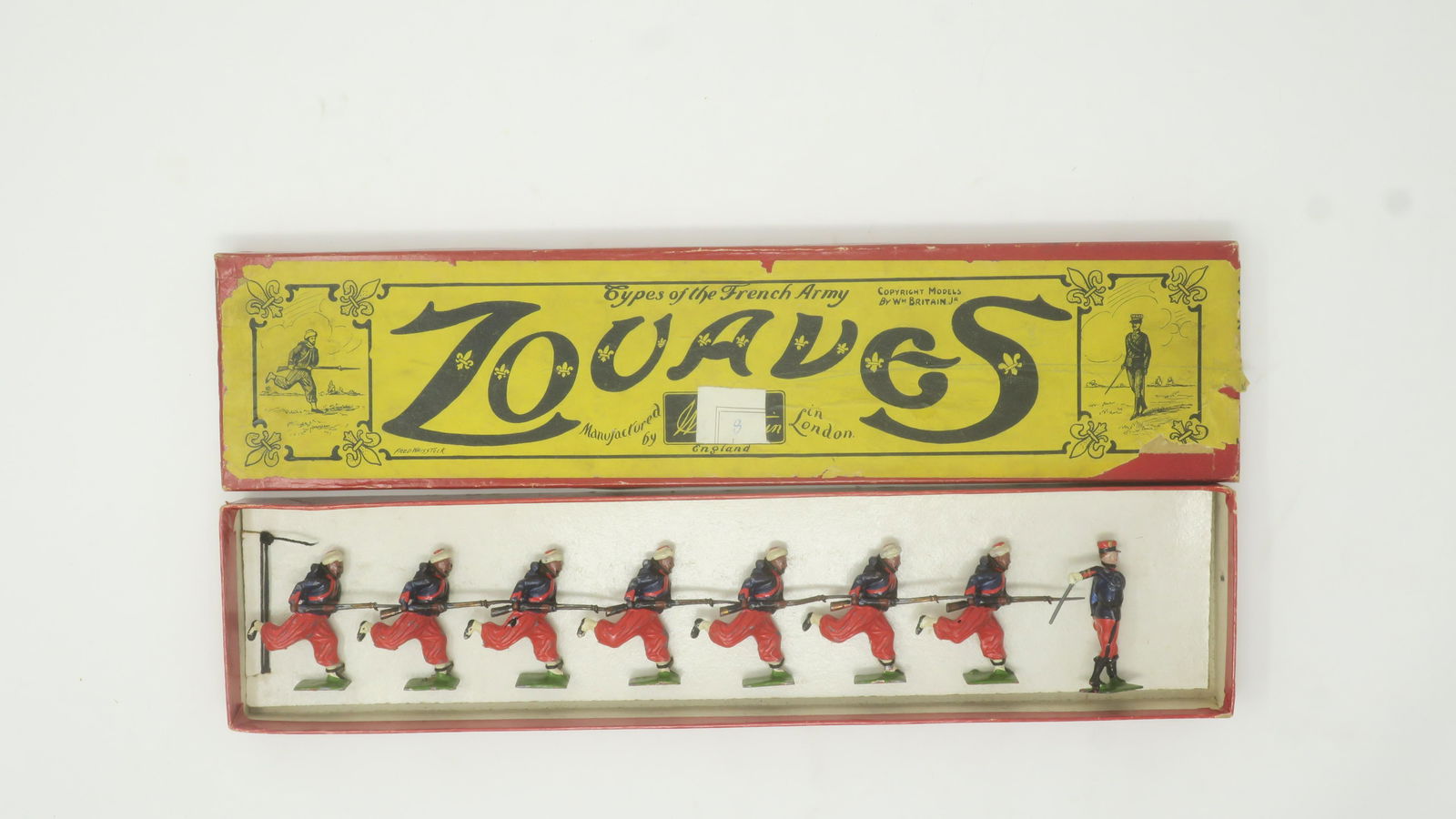 Britains Set #142 Zouaves with Mounted Officer No Horse (1 of 1)