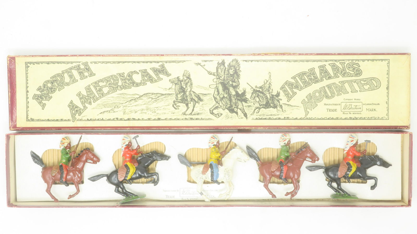 Britains Set #152 North American Indians Mounted (1 of 1)