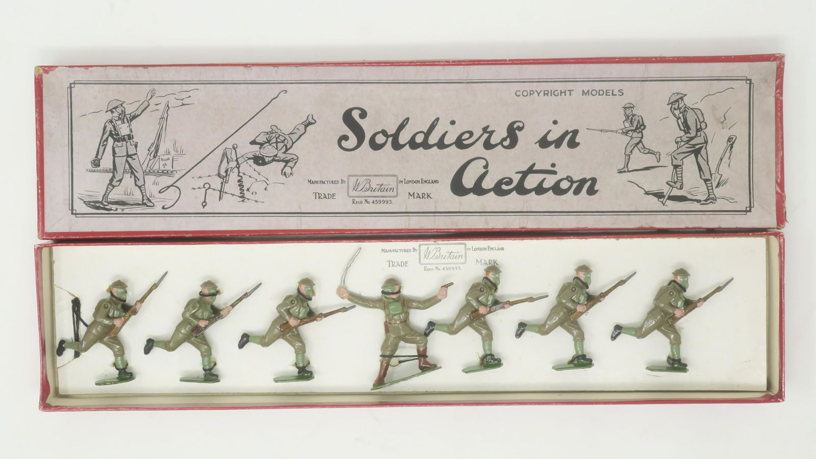 Britains Set #1613 British Soldiers in Action (1 of 1)
