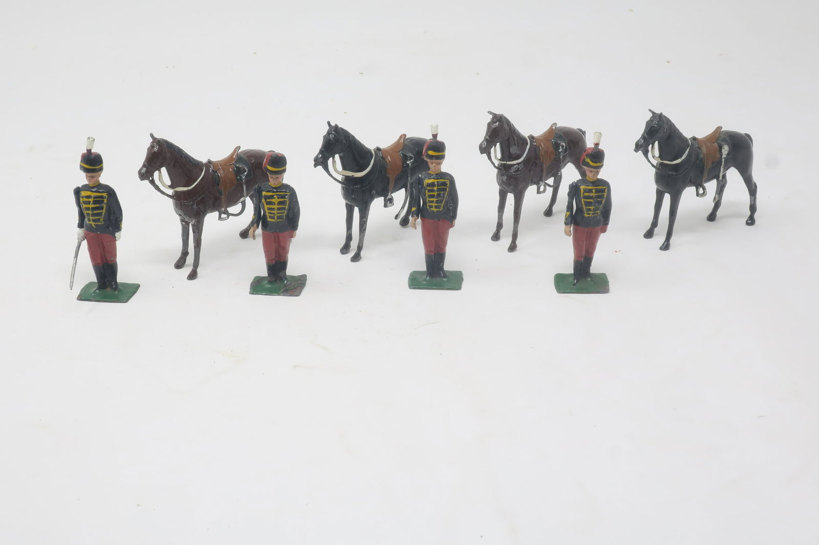 Britains Set #182 11th Hussars Dismounted (1 of 1)