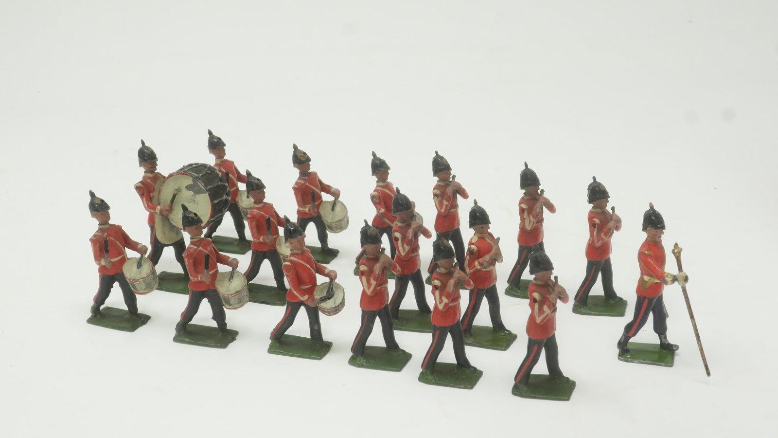 Britains Set #321 Line Fifes & Drums Band (1 of 1)