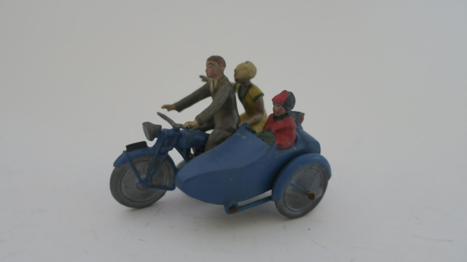 Britains Set #641 Civilian Motor Cycle Combo. (1 of 1)
