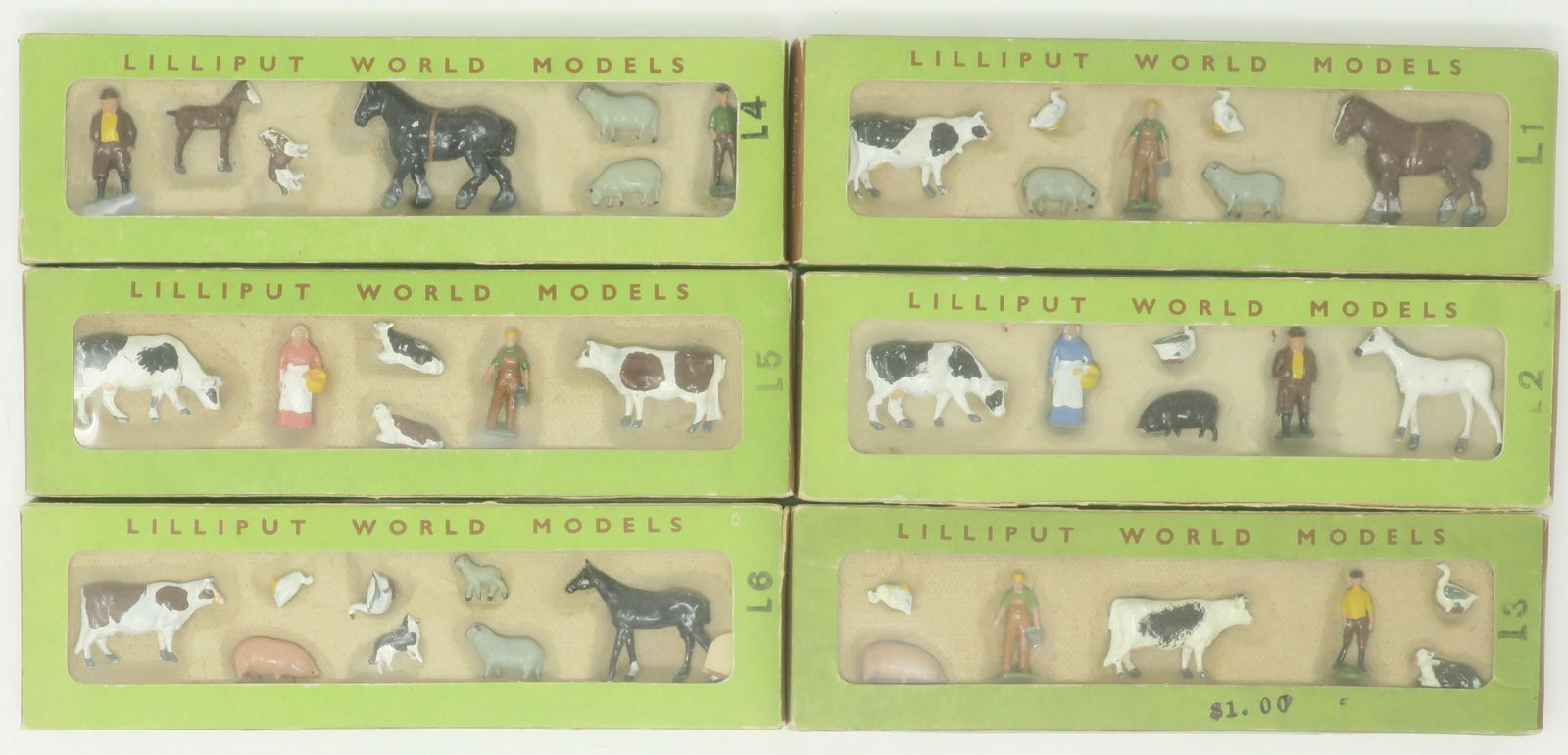 Britains Lilliput Farm Series in Original Boxes (1 of 1)