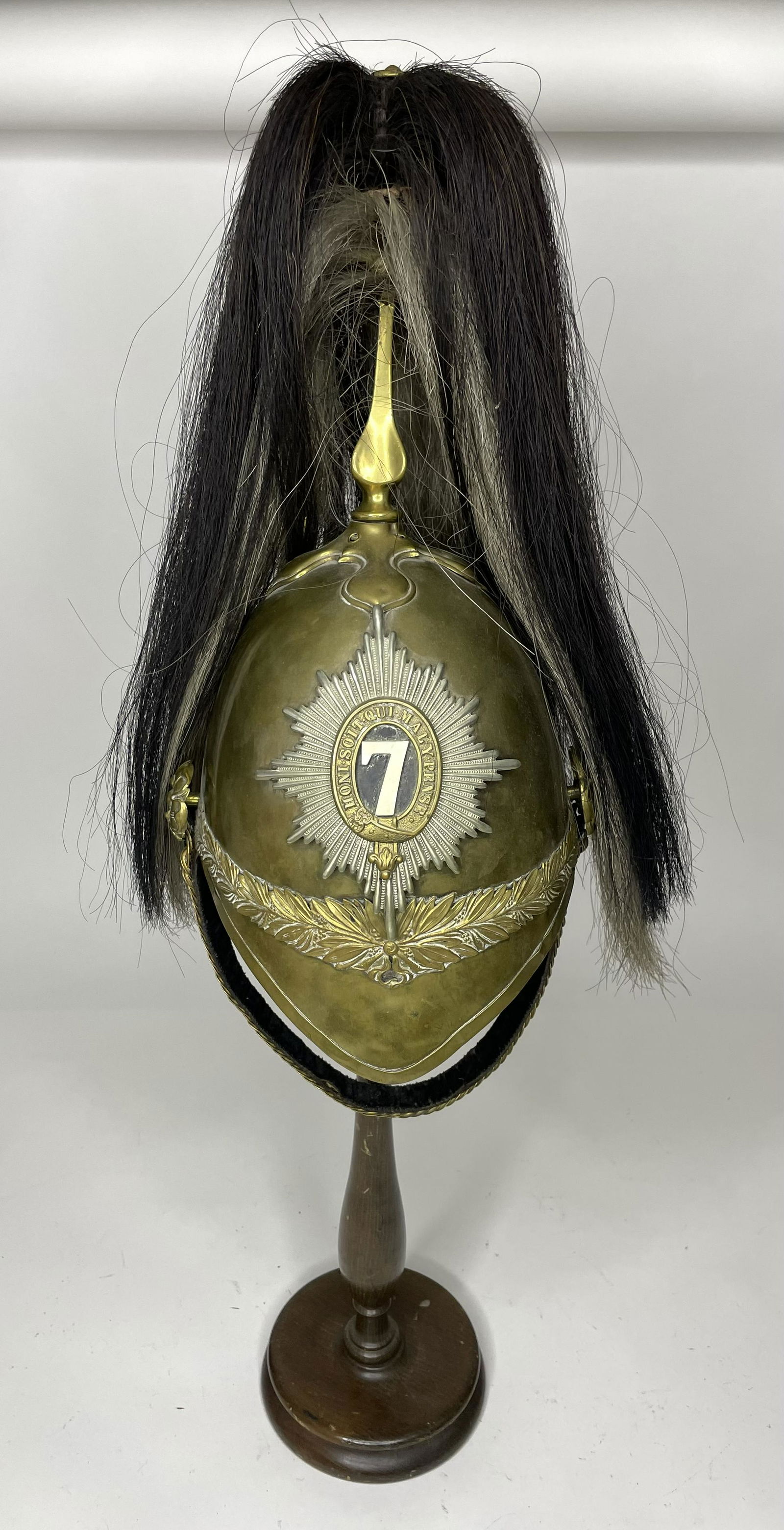 7th Dragoon Guards Cavalry Helmet with Stand (1 of 3)