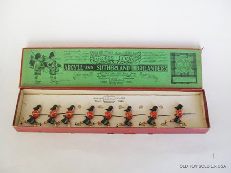 Britains Set # 15 Argyle and Sutherland Highlander: Pre War in Original Battle Honours Box- Untied.