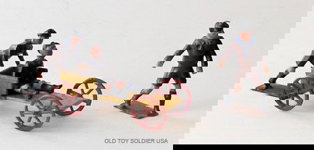 Charbens VERY RARE Soap Box Racer: and Three Cub Scouts in Brown Uniforms. Pre War, 4 Pieces.