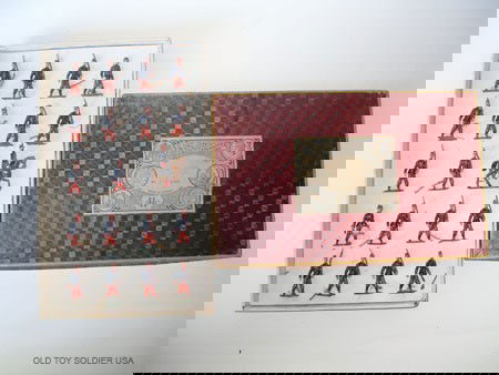 Heyde French Line Infantry Circa 1890: with Mounted Officer, 40mm scale Secured in Original Box with inner retaining Card. 19 Pieces.