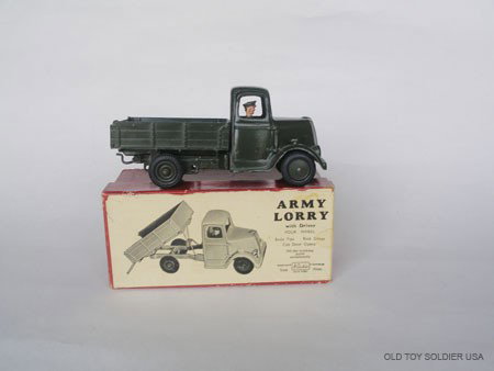 Britains Set # 1334 Army Lorry- 4 Wheel with Drive: Post War in Original illustrated Box.