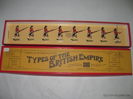 Wm. Hocker: Soldiers of the Imperial Armies, : 48th Highlanders 1854, 241/1, MIB, Tied, 8 pcs.,