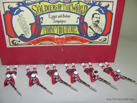 Trophy: Egypt and the Sudan,: Highlanders lying firing 6 pcs., MIB.