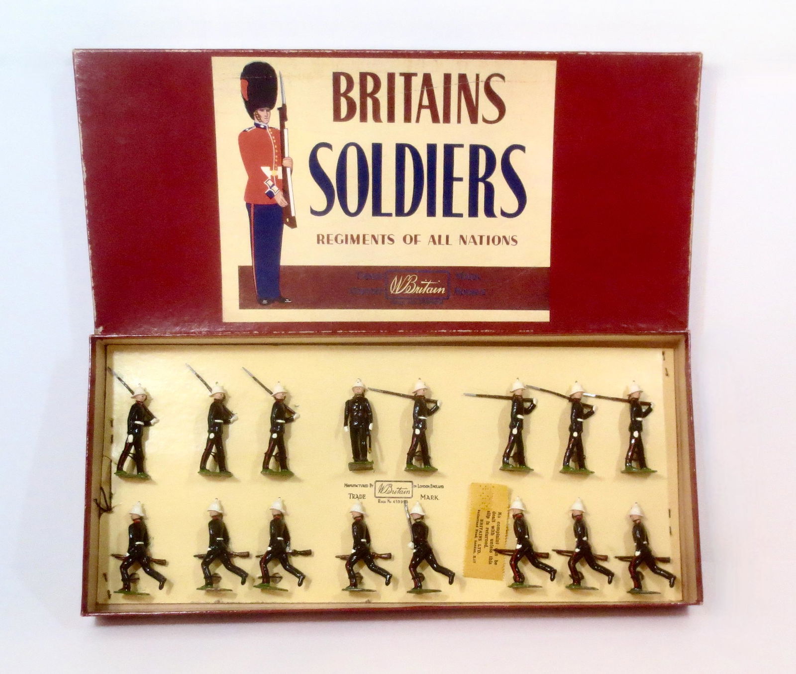 Britains #1284 Royal Marines with Officers (1 of 1)