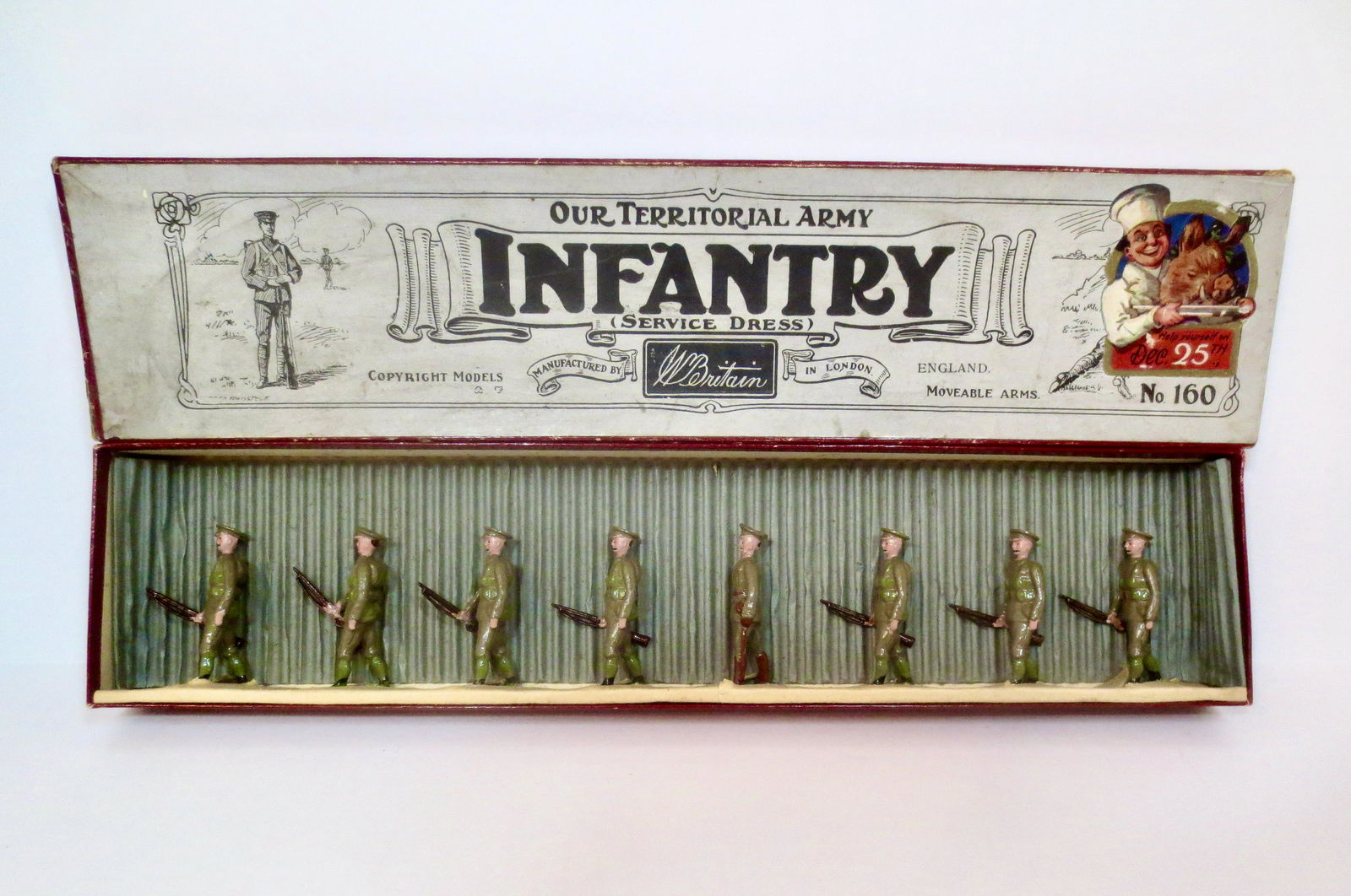 Britains #160 Territorial Army Infantry (1 of 1)