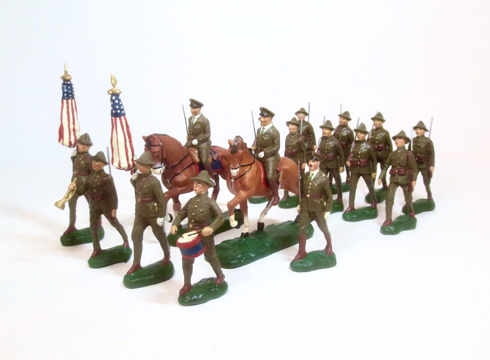 Trico Composition WWI American Soldiers Set (1 of 1)