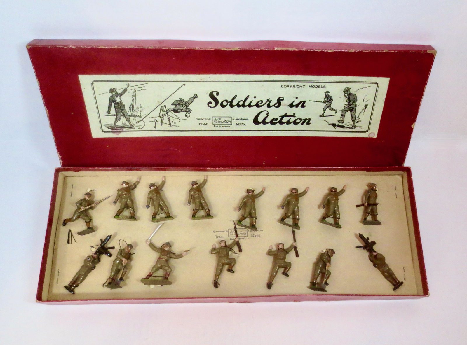 Britains #1616 British Infantry Display Set (1 of 1)