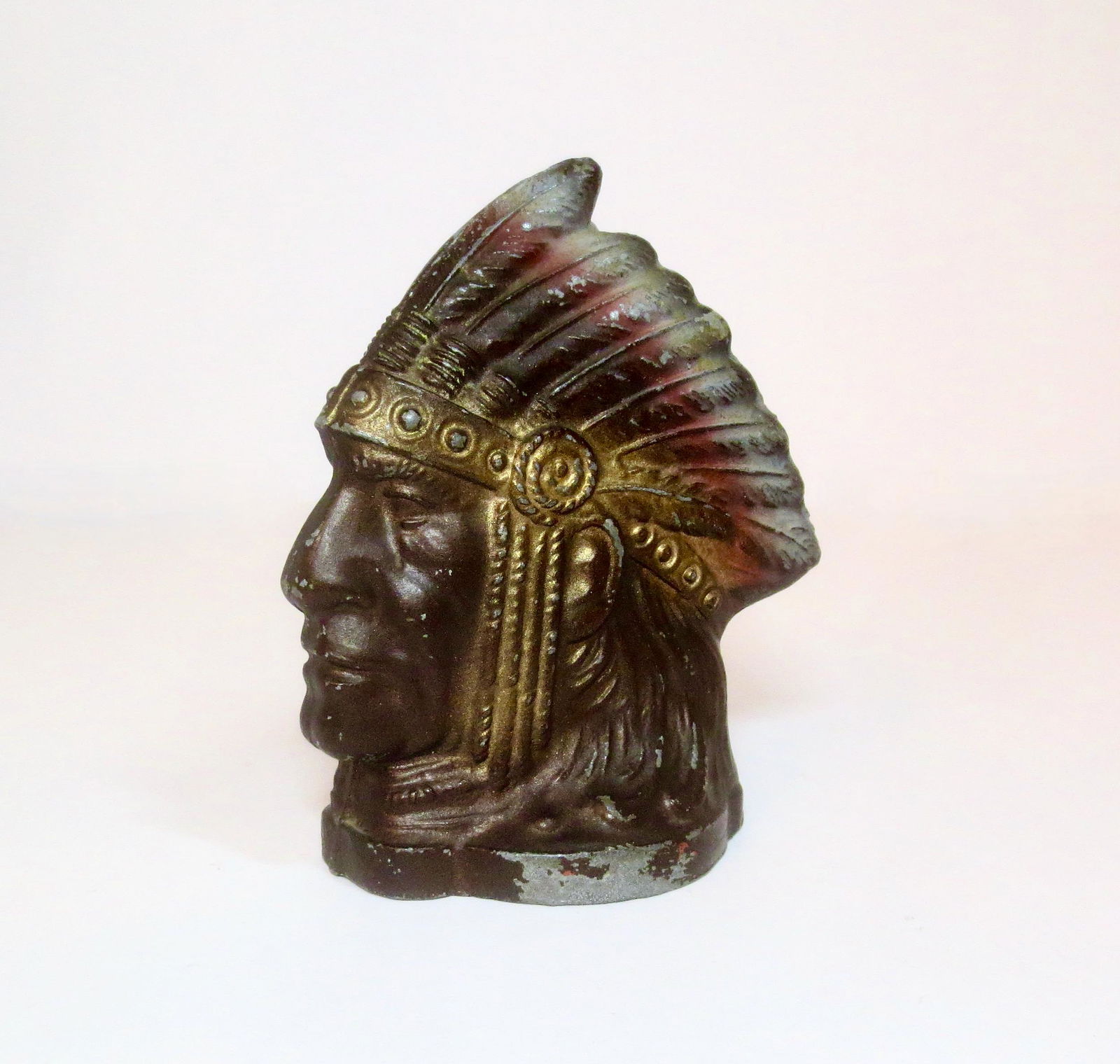 Vintage American Indian Head Bank (1 of 1)