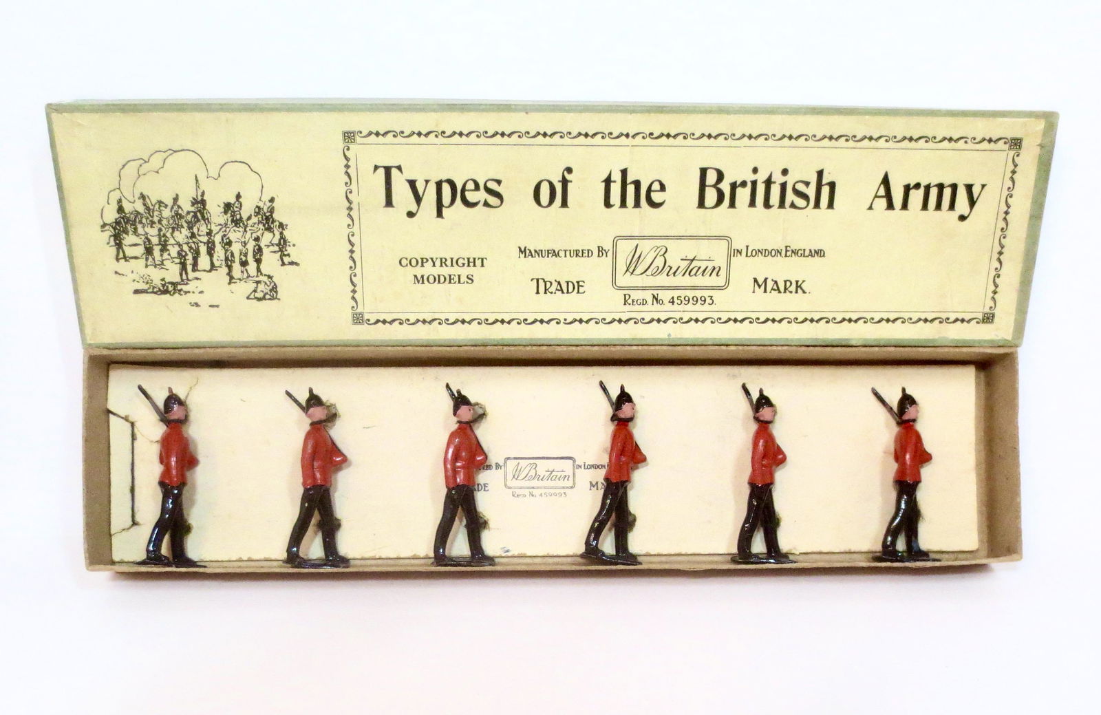 Britains #153W British Line Infantry Marching (1 of 1)
