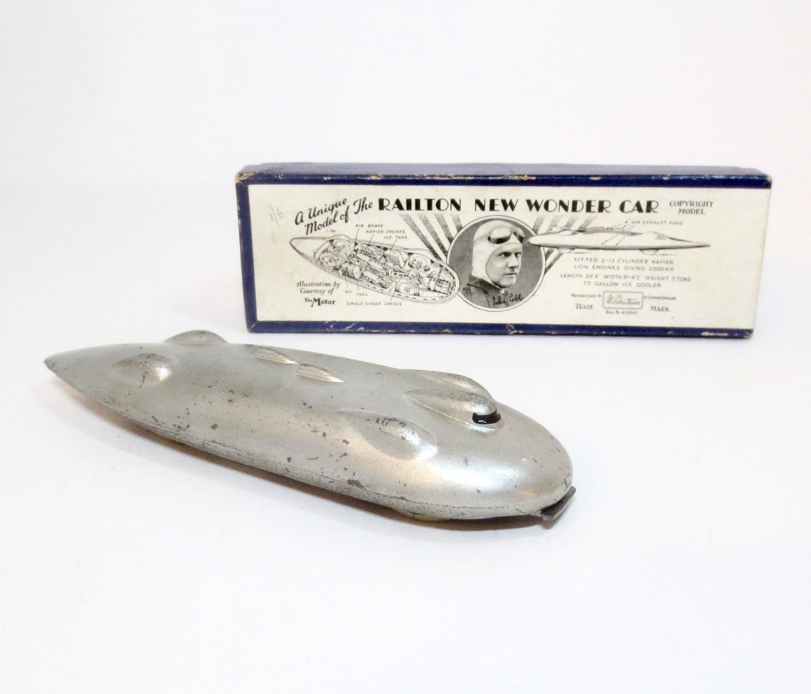 Britains RARE #1656 Railton New Wonder Car (1 of 1)