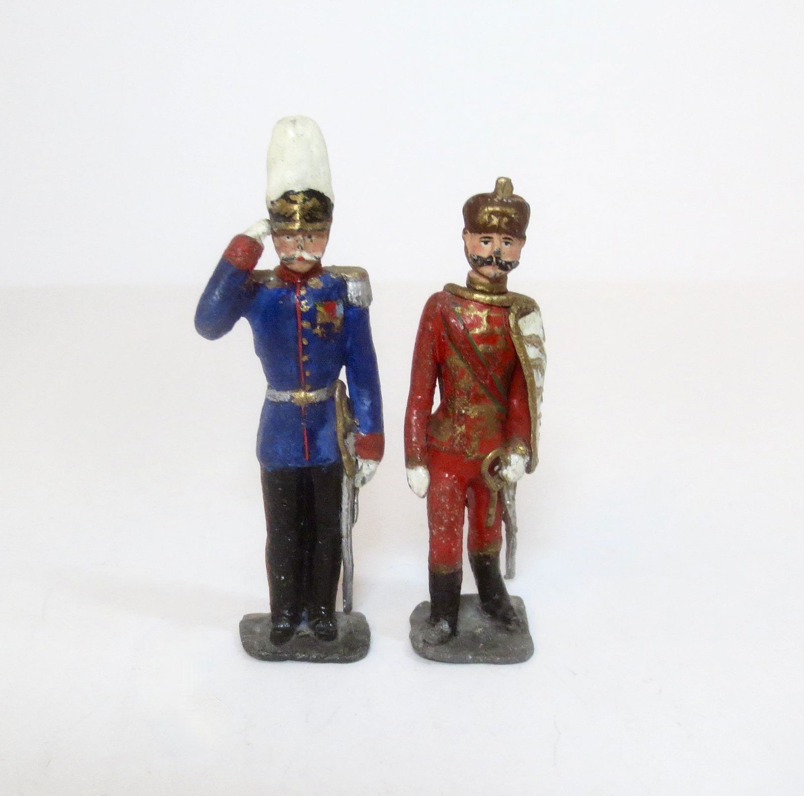 Heyde Military Personality Figures: 70mm to 75mm tall. 2 pieces. Excellent condition. Unboxed.