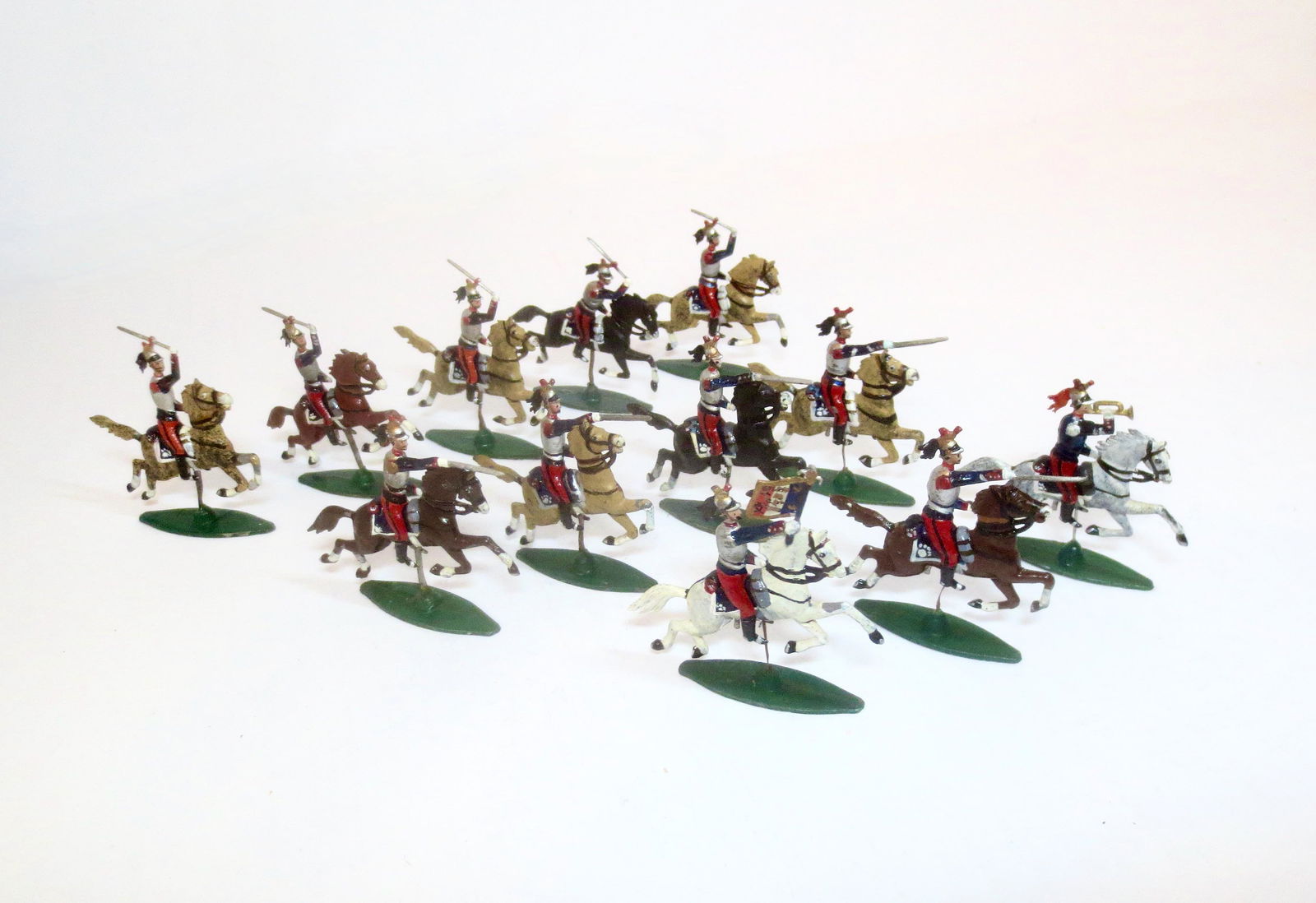 Mignot French Dragoons on Rocking Horses (1 of 1)