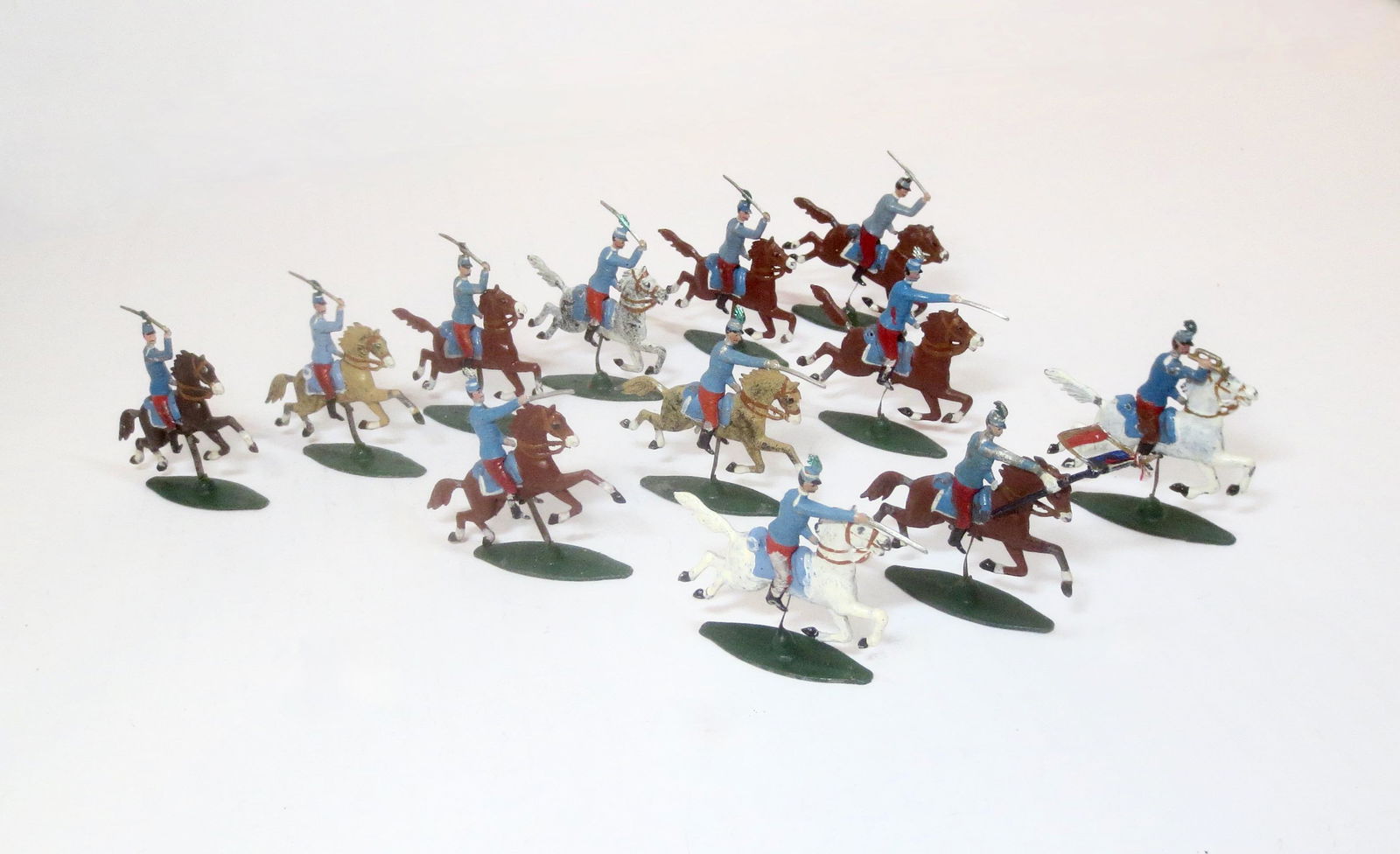 Mignot French Cavalry on Rocking Horses (1 of 1)