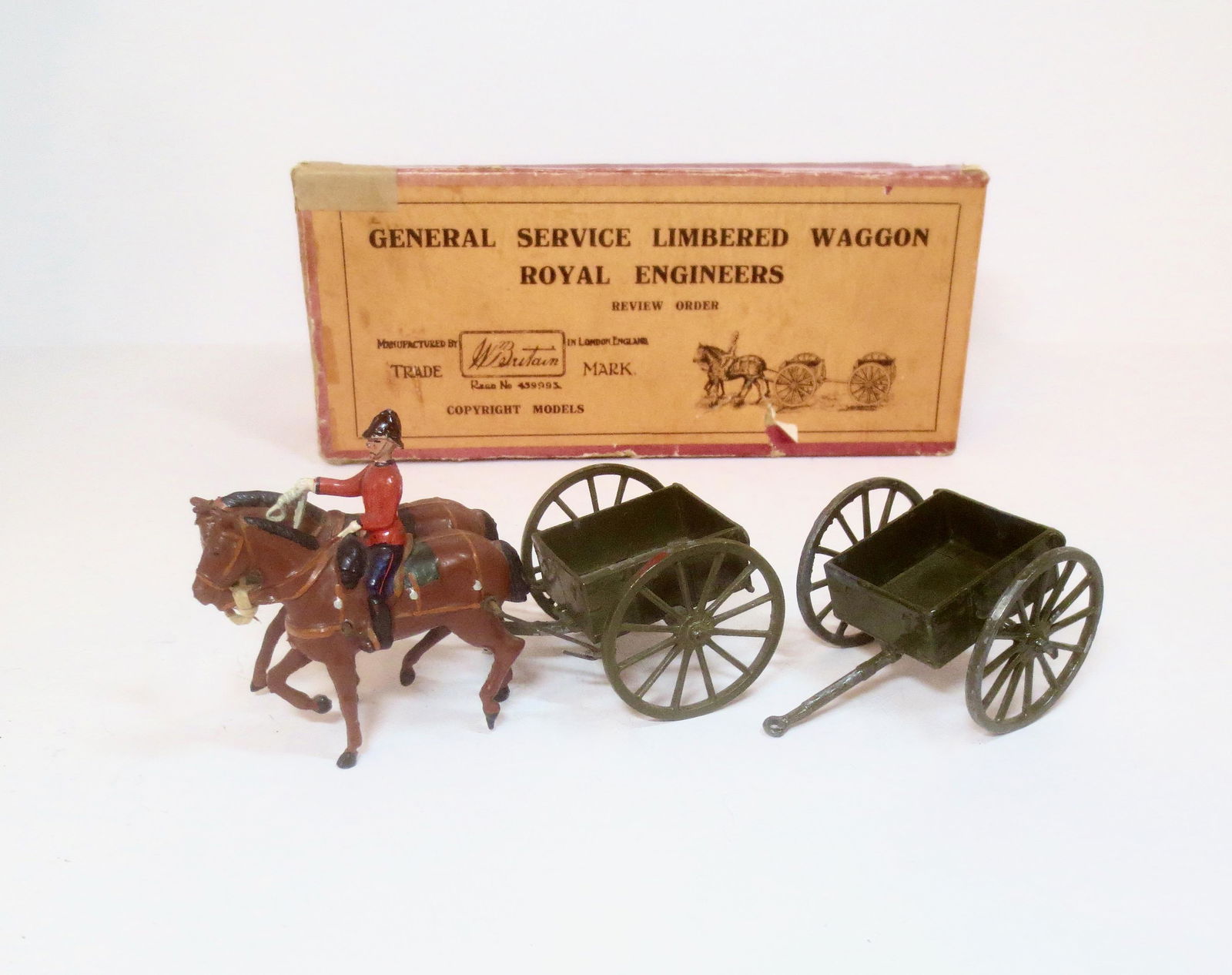 Britains #1330 General Service Limbered Wagon (1 of 1)