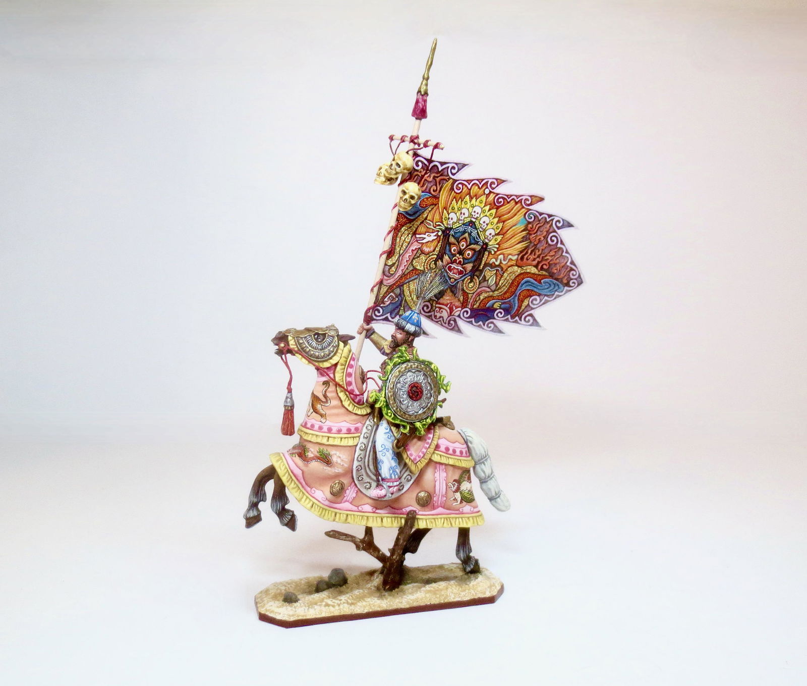 St. Petersburg Mounted Warlord With Standard (1 of 1)