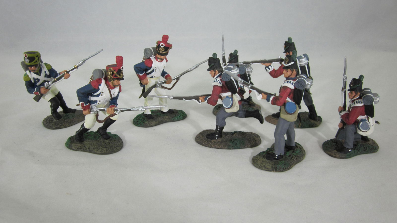 Britains Waterloo Single Figures In Battle. (1 of 1)