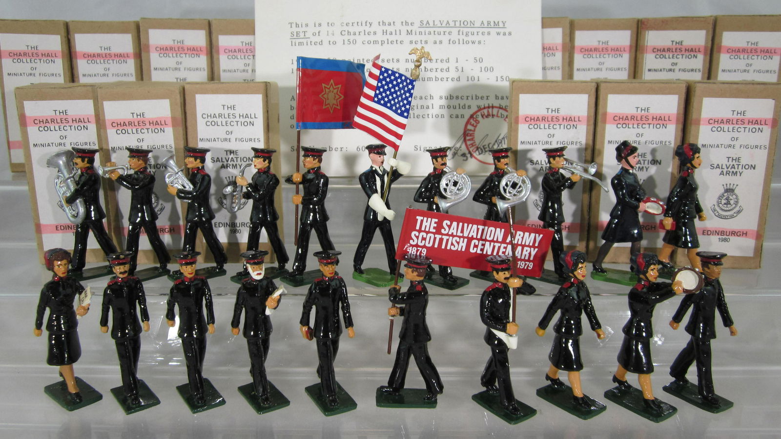 Charles Hall Salvation Army Band And Marchers. (1 of 1)