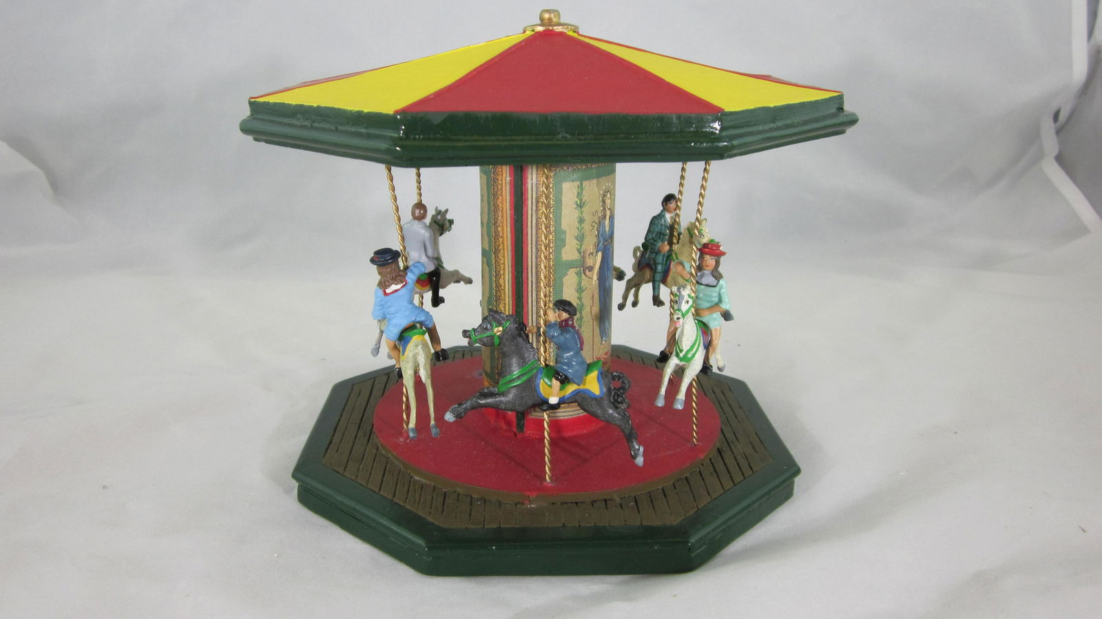 Possibly Mignot Civilian Carousel With 6 Riders. (1 of 3)